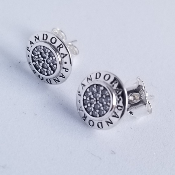 Pandora Jewelry - PANDORA Signature Stud Earrings Silver New w/tags Pandora Jewelry - PANDORA Signature Stud Earrings Silver New w/tags